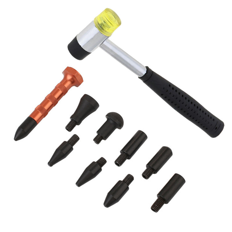 Car Rubber Hammer Knock Down Heads Tap Down Leveling Pen Body Dent Repair Tool