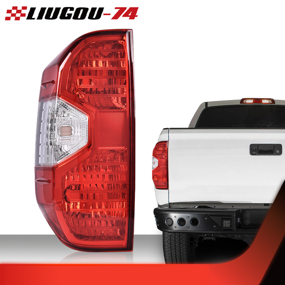 Red taillight replacement for driver's side, suitable for 14-21 for Toyota Tundra pickup trucks.