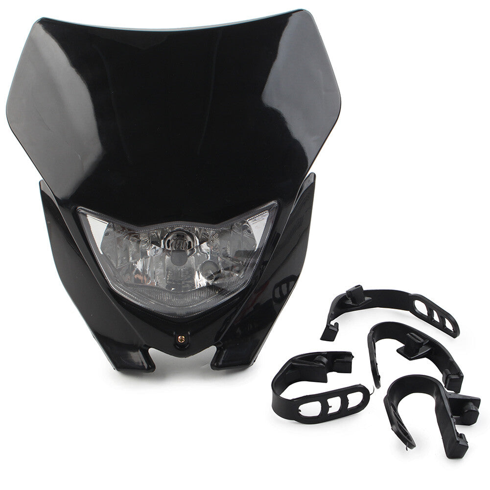 Scheinwerfer f¨¹r for Yamaha WRF250/400/426 KLX250 TTR250 Offroad Dirt Bike Schwarz