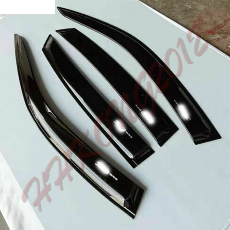 for Honda for Civic Sedan 2022-2023 Black Window Visor Vent Sun Shade Rain Guard Kit