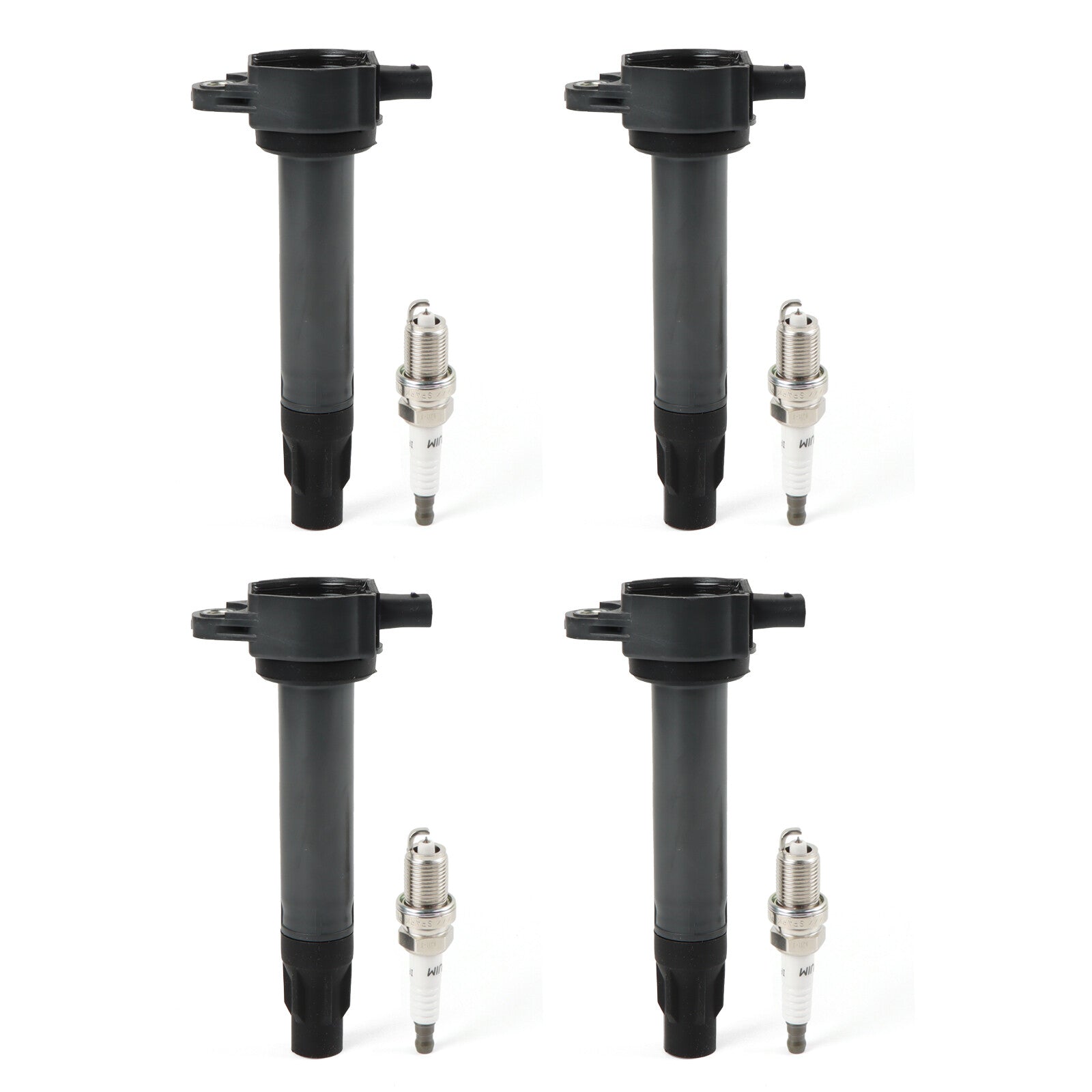 Pack of 4 Ignition Coils + 4 Spark Plug for 2009-2017 for Dodge Journey 2.4L UF557