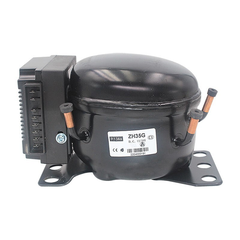 QDZH35G 12V 24V DC R134a Car Refrigeration Air Compressor Fridge Freezer Marine