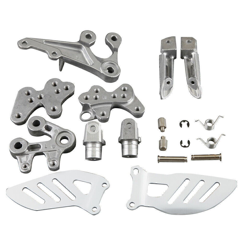 Front Rider Footrest Foot Pegs Brackets for SUZUKI 2005-2011 GSXR 1000 K5