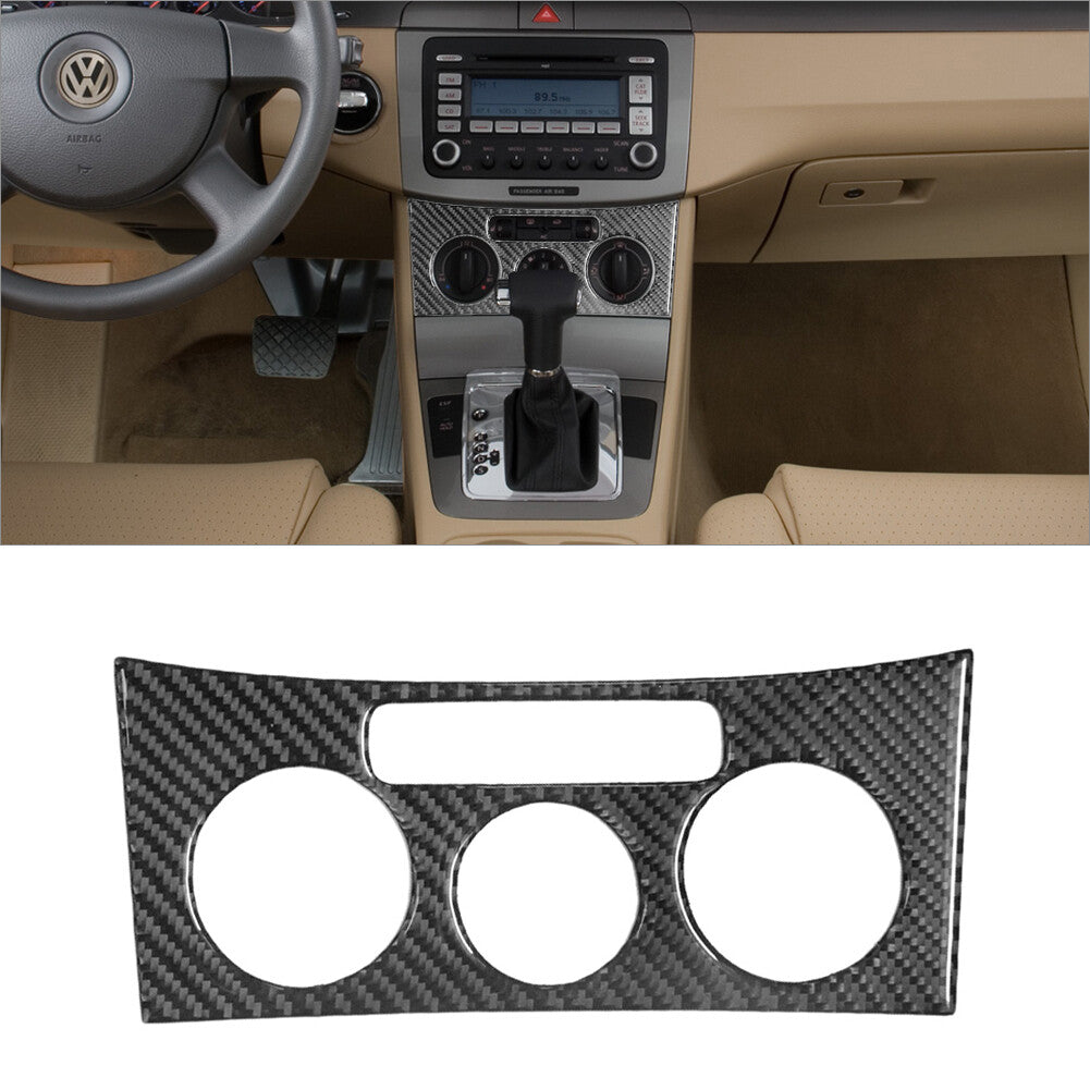 Carbon Fiber Manual Climate Control Panel for Volkswagen for Passat 2006-2011