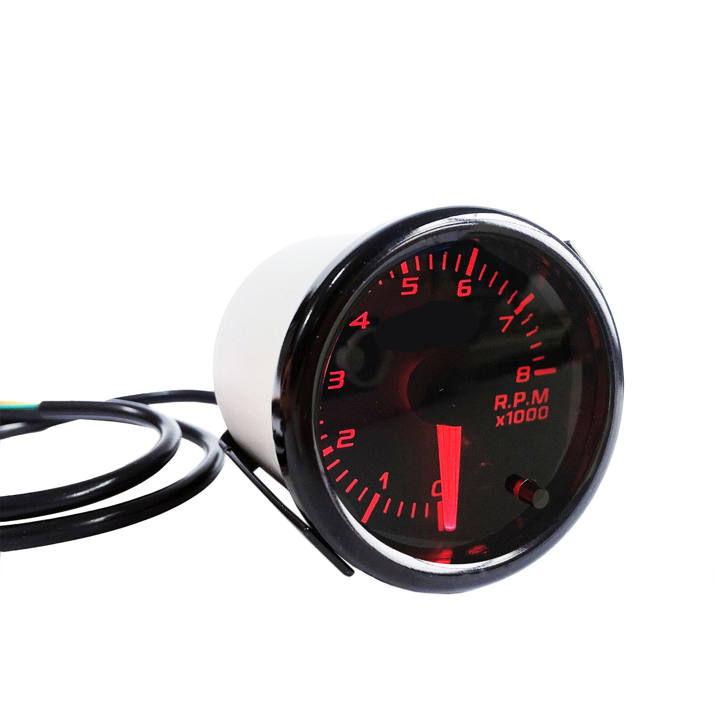 2 52mm Digital Pointer 7 Color LED 12V 0~8000 RPM Tacho Gauge Tachometer Meter