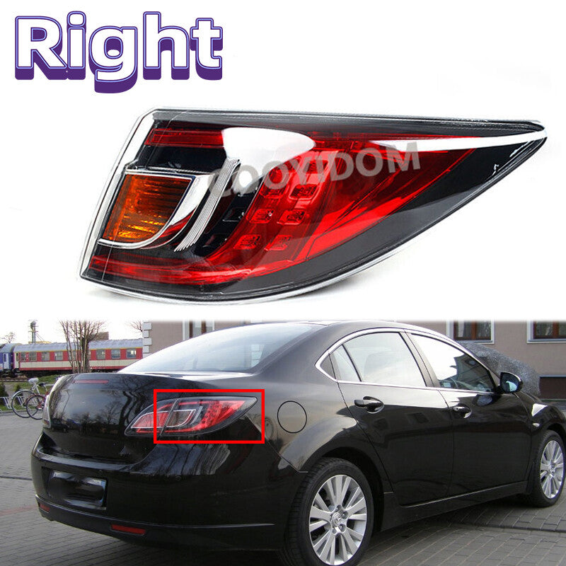 Right for Mazda 6 GH 2008-2010 Outer Side LED Rear Tail Light Brake Lamp Red