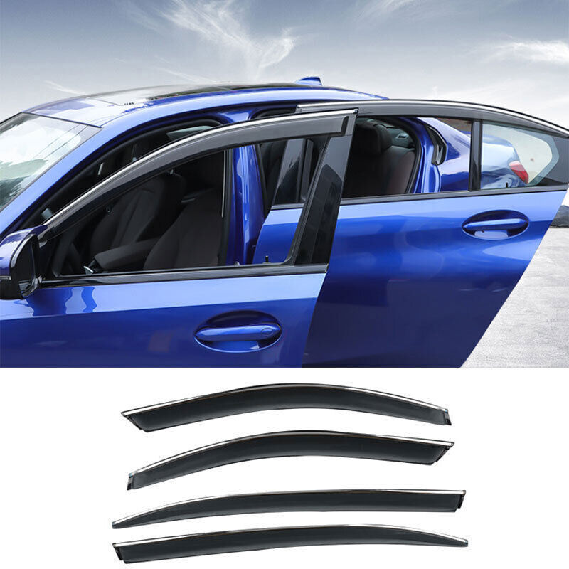 Window Cover Visors for BMW 3-Series G20 2019-2023 Rain Guard Vent Deflectors 4p