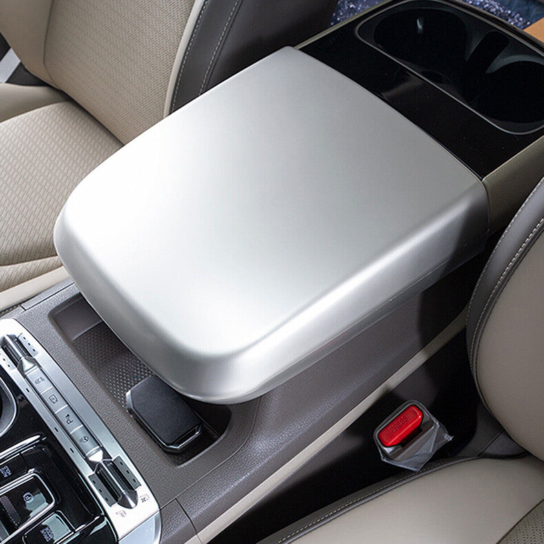 for Kia Carnival 2022-2023 Silver Inner Central armrest storage box Cover Trim