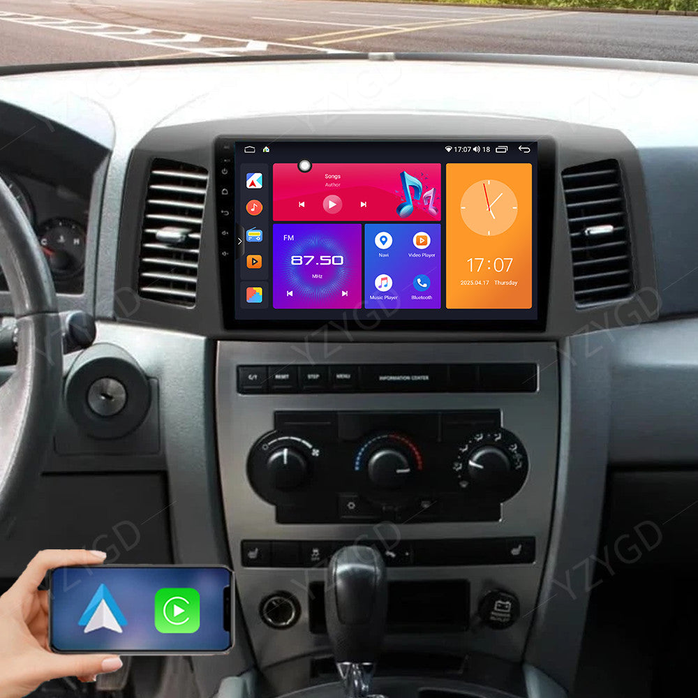 Android Auto Carplay for Jeep for Grand Cherokee 2004-2007 Car Radio GPS Navi Screen