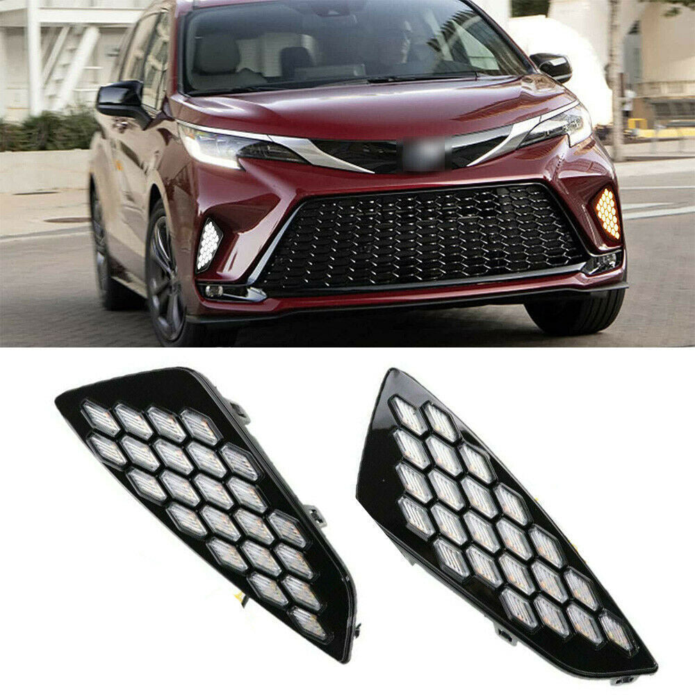 for Toyota for Sienna XSE 2021-2023 LED Daytime Running Light Streamer Turn Signal