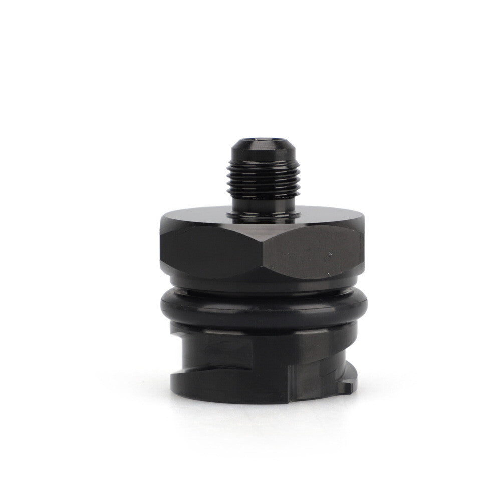 Steel billet aluminum valve cover oil cap with /-6 AN connector suitable for LSX LS1/LS6/LS2/LS3/LS7