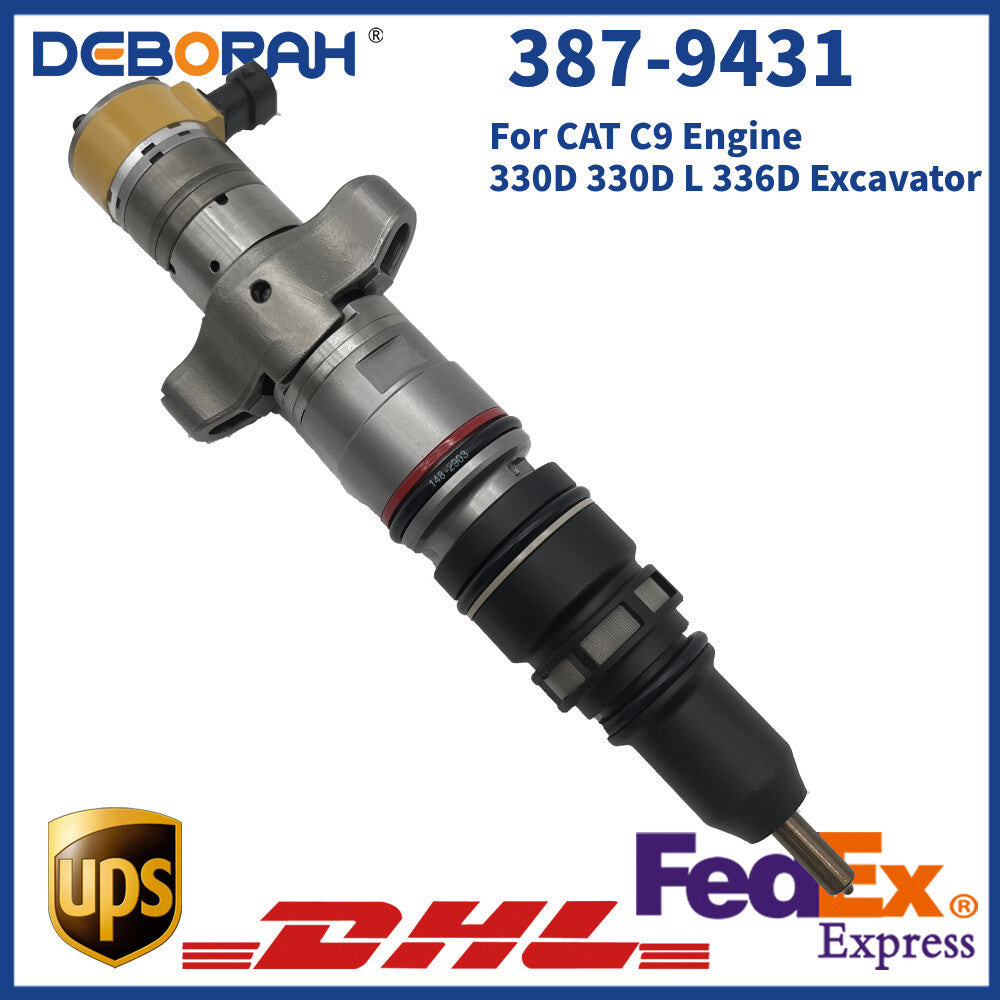 New Fuel Injector 387-9431 10R-9003 For CAT C9 Engine 330D 330D L 336D Excavator