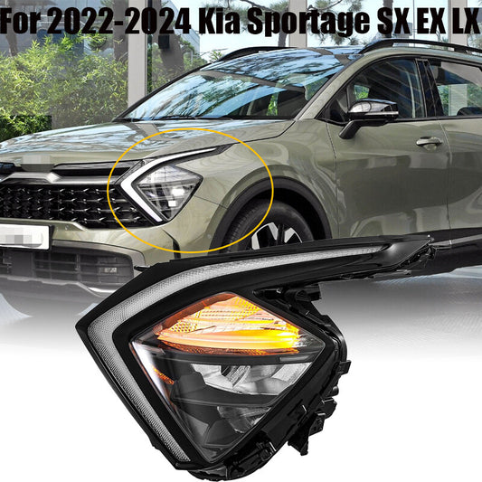 LED Headlight Headlamp Left Driver Side LH For 2022-2024 for Kia Sportage SX EX LX