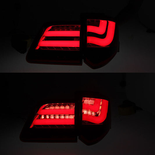 The left side applies to the rear taillight and brake light (inner and outer sides) of the for Toyota Fortuner 2012-2014.