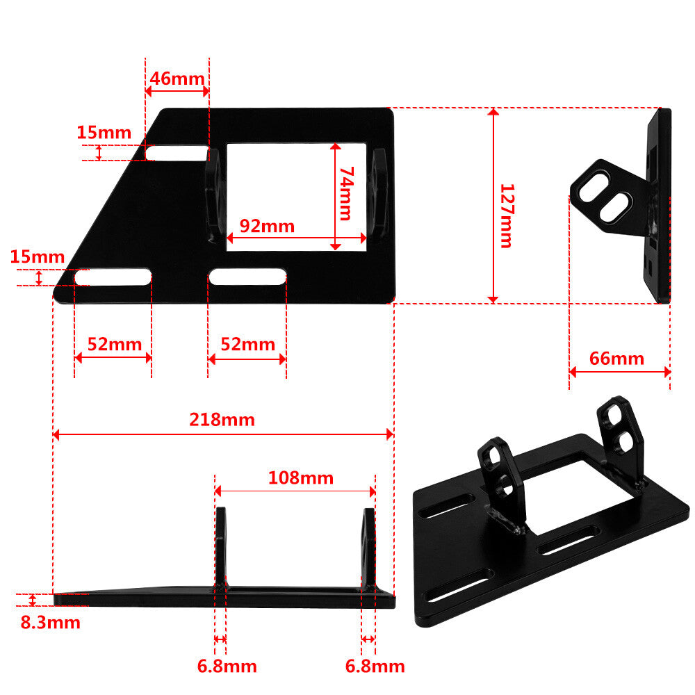 Frame Mounts For 1983-2005 for Chevy for GMC S10 S15 V8 2.8L SBC 350 2WD Motor Mounts