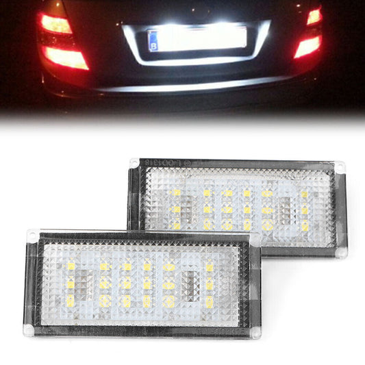LED License Plate Number Light Lamp for BMW 3 Series E46 2D 325Ci/330Ci 2PCs Car