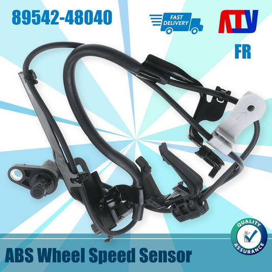 For 08-13 for Toyota Highlander 1PCS Front Right ABS Wheel Speed Sensor 89542-48040