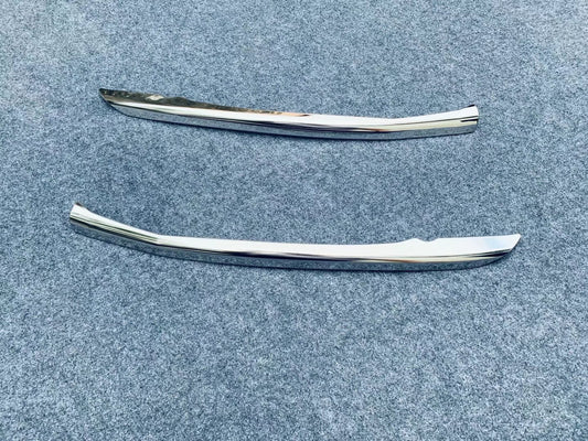 Chrome Steel Rear Bumper Protector Corner Cover For 2020-23 for Toyota Harrier Venza
