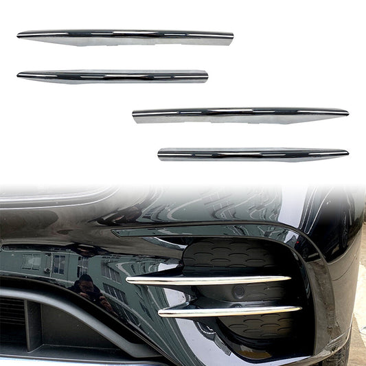 Front Fog Light Decorative Cover Trim Fit for Benz E Class W213 E260 E300 E53 2021+