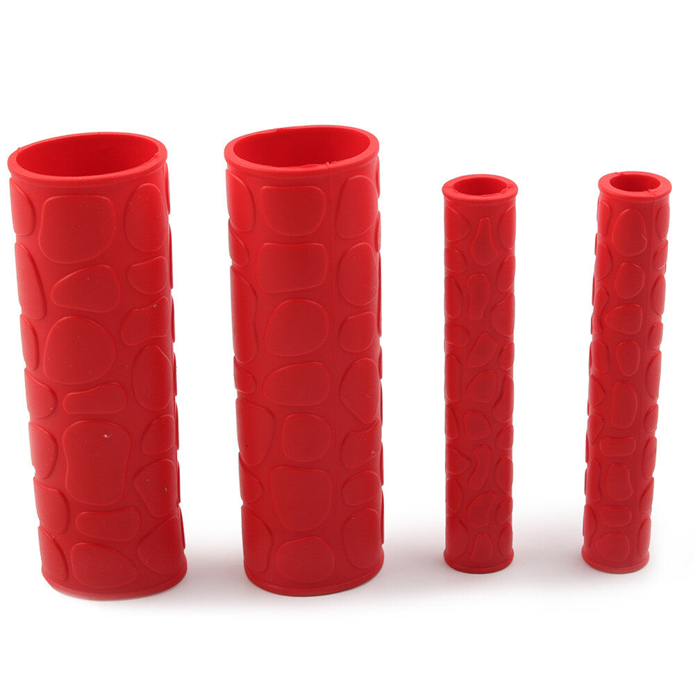 2x Hand Grips Dirt Bike Soft TRP Handle Bar Handbrake Cover Fit Motorcycle red
