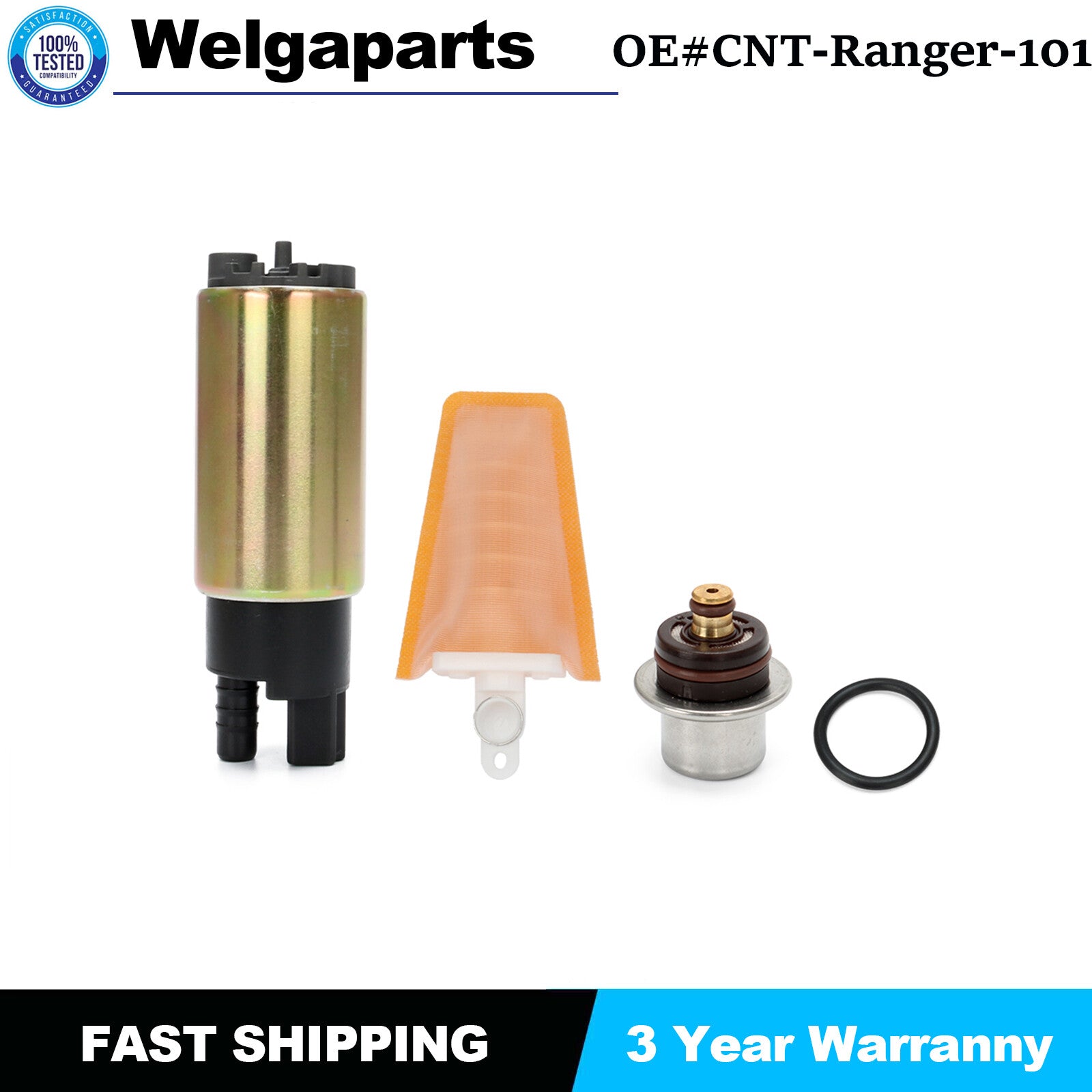 1x for Polaris RZR 800 EFI RZR CNT-Ranger-101 New Fuel Pump W/RegulatorStrainer
