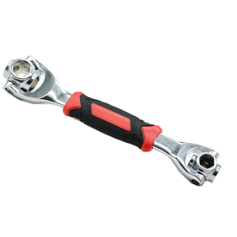 Car Wrench Multipurpose Bolt Degree Rotation Adjustable 8 In 1 Spanner Hand Tool