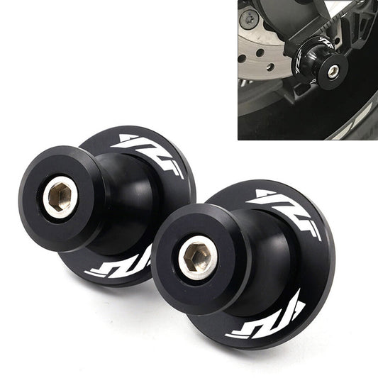 Black Swingarm Spools Slider Stand ScrewsM6 for Yamaha YZF R1 R3 R6