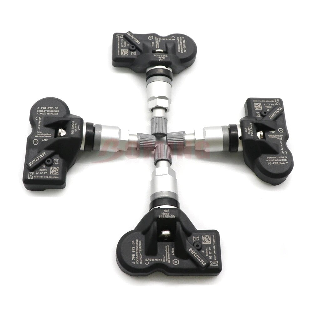 New 4pcs TIRE PRESSURE SENSOR TPMS 6798872 for BMW 2 3 4 5 6 7 Series X1 Z4 for Mini