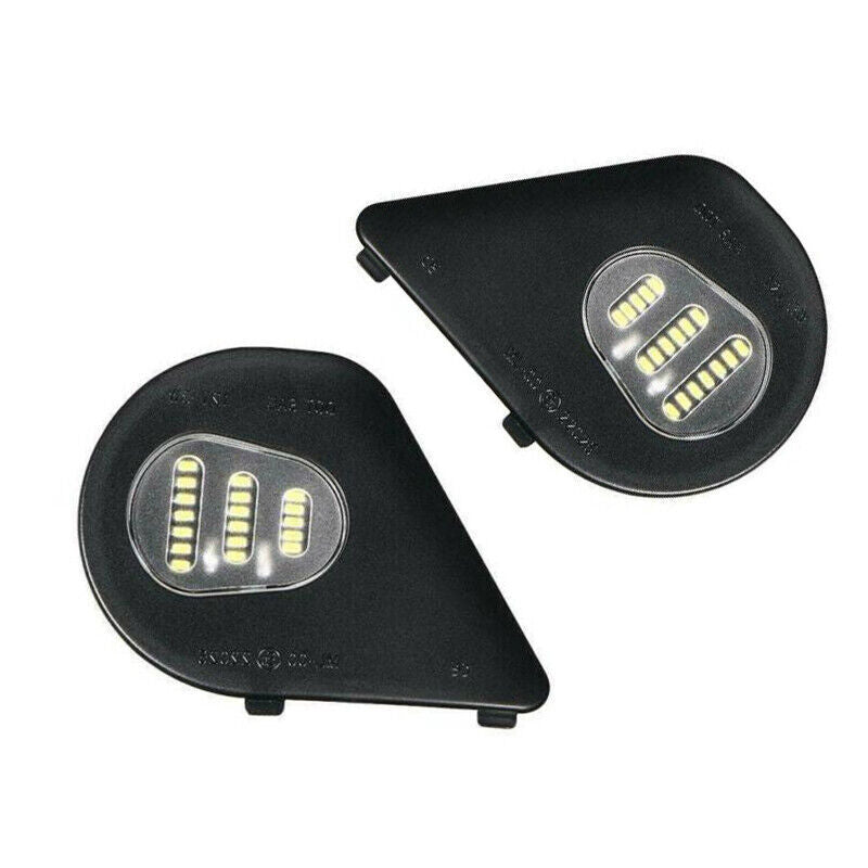 Mirror-finish puddle lights suitable for 2010-2019 for Dodge for Ram 1500 2500 3500 4500 5500 trucks.