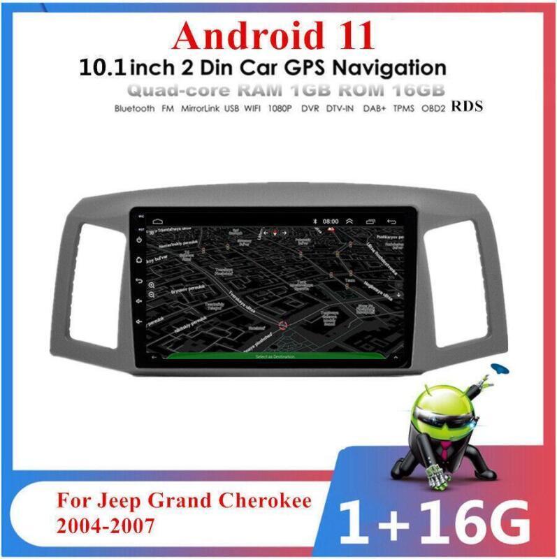 Radio 10.1 Android 11 Stereo Navi Player Fit for Jeep Grand Cherokee 2004-2007