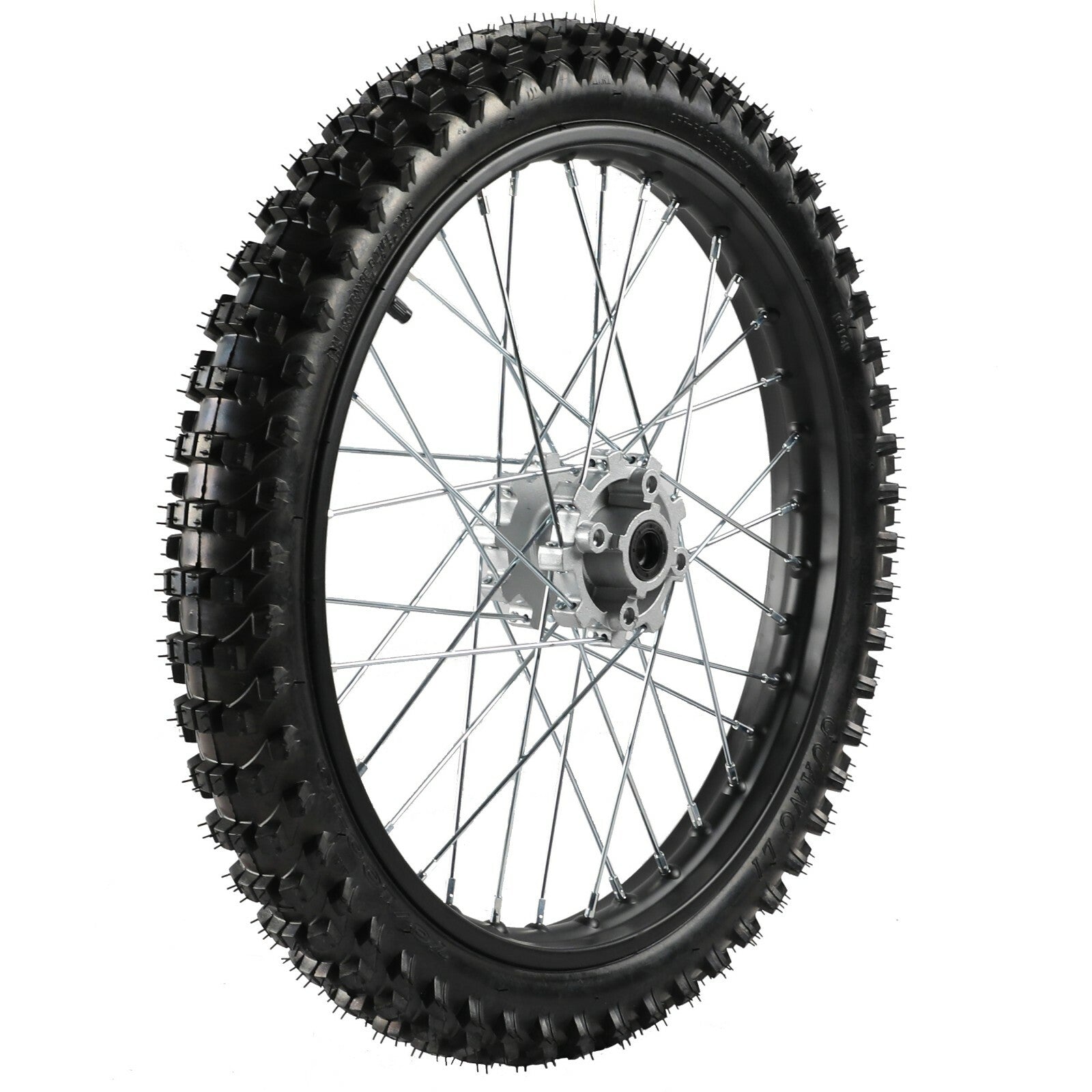 Front and rear wheels 70/100-19 90/100-16, tires, rims, sprockets, Dirt Pit bicycle 200cc