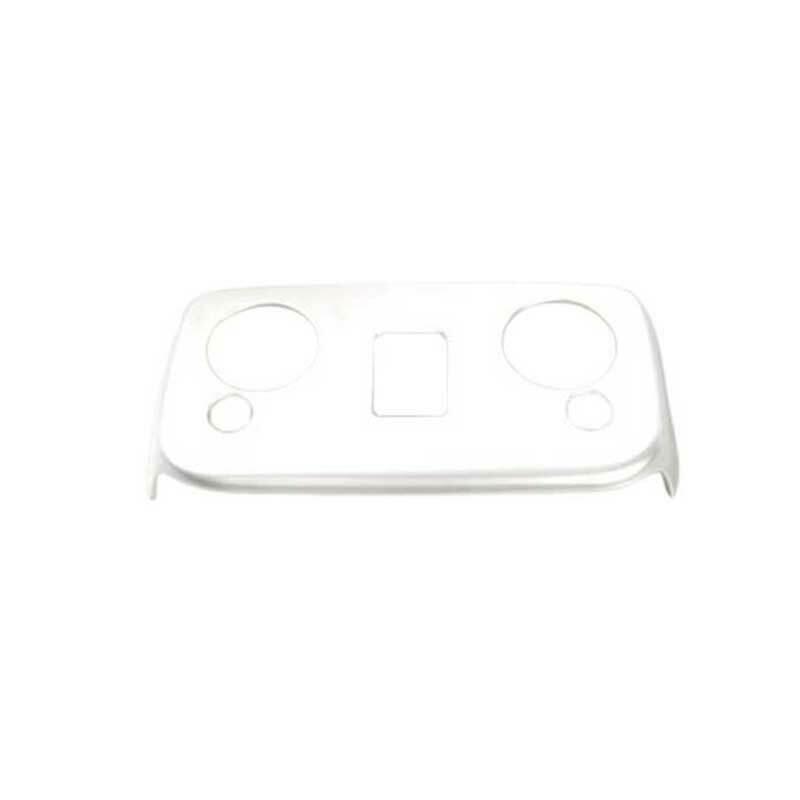 for Ford for Mustang 2015-2022 Matte Silver Front Reading Light Lamp Frame Trim 1PCS