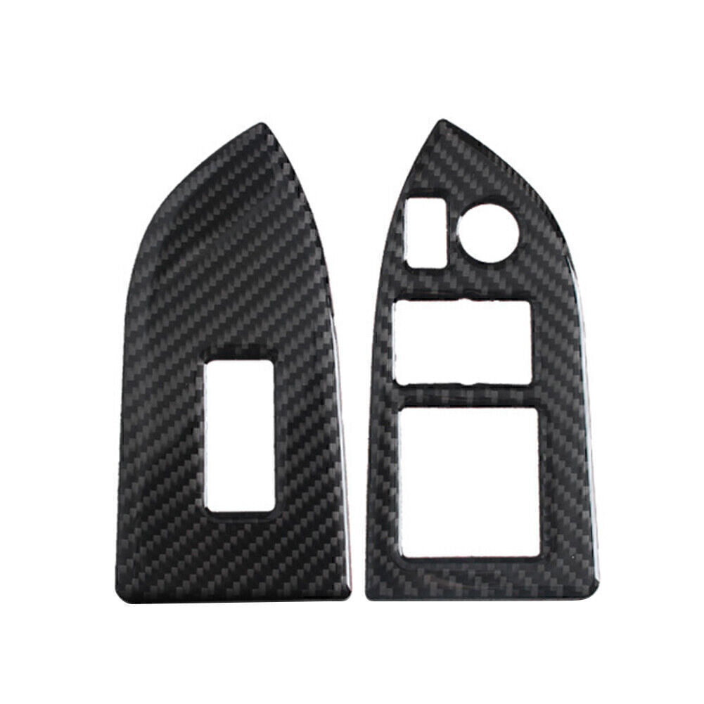 Black Interior Window Switch Button Cover Trim RHD Fit for Subaru BRZ for Toyota 86