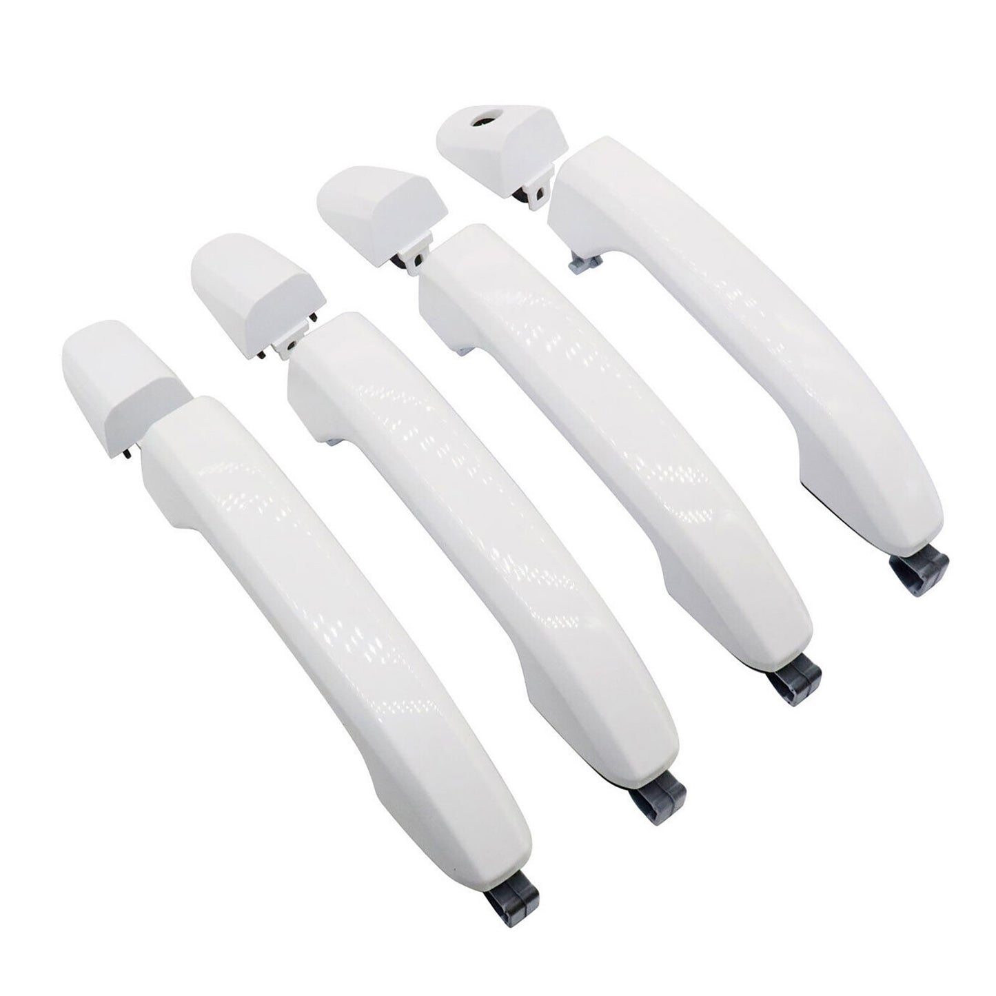 4pcs Olympic White Door Handles for Chevrolet Silverado 1500 2014-2018 22929464