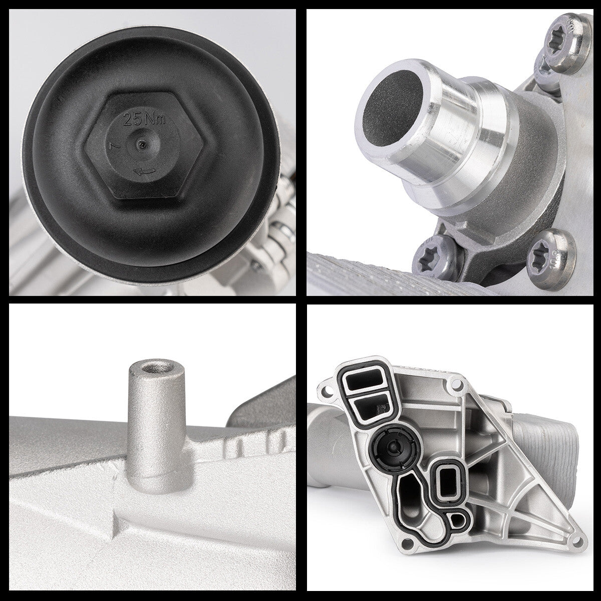 Engine Oil Filter Housing Fit for BMW 3 Series 2005 320i 11428593771 11428586673