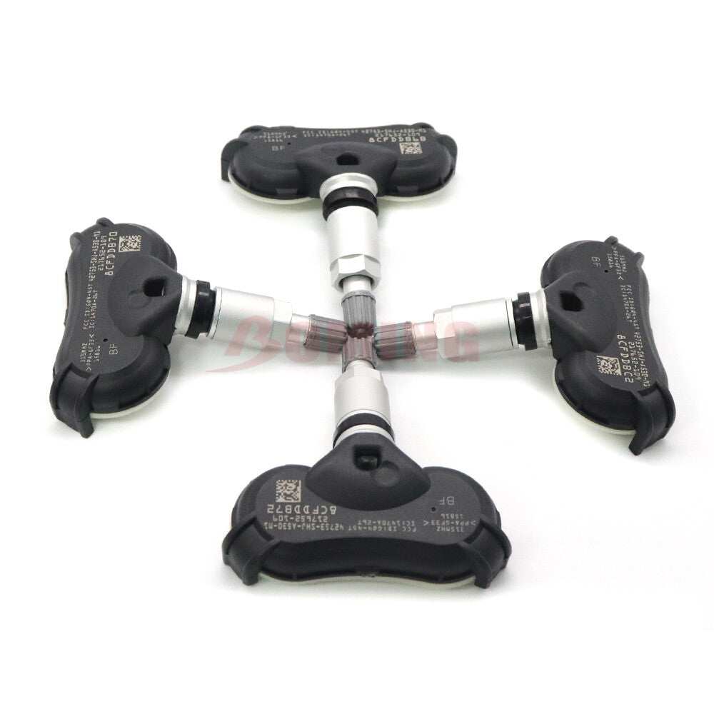 4X 42753-SHJ-A53 TPMS Tire Pressure Sensor for Honda ODYSSEY RIDGELINE for Acura RL