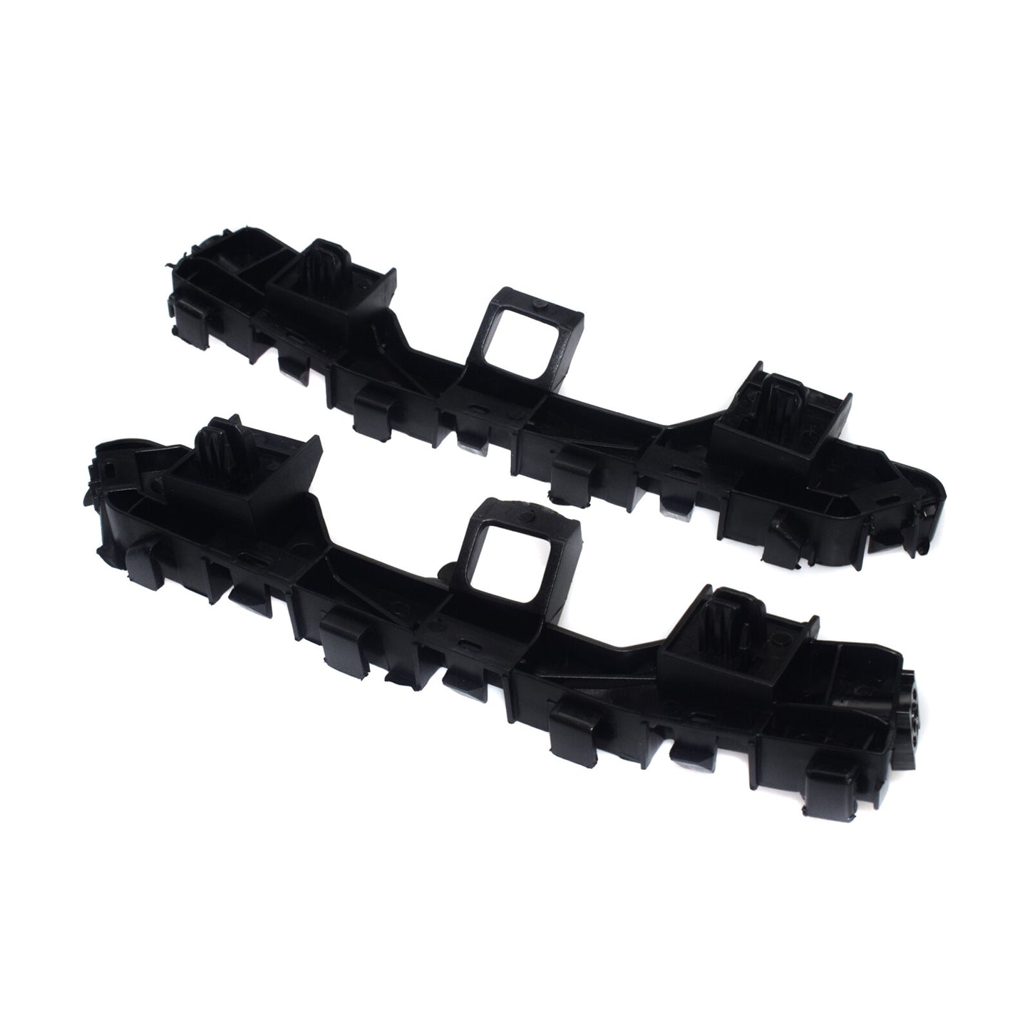 A pair of front left and right bumper brackets suitable for Honda Accord 2013-2017 2.0L, 2.4L, and 3.5L models.