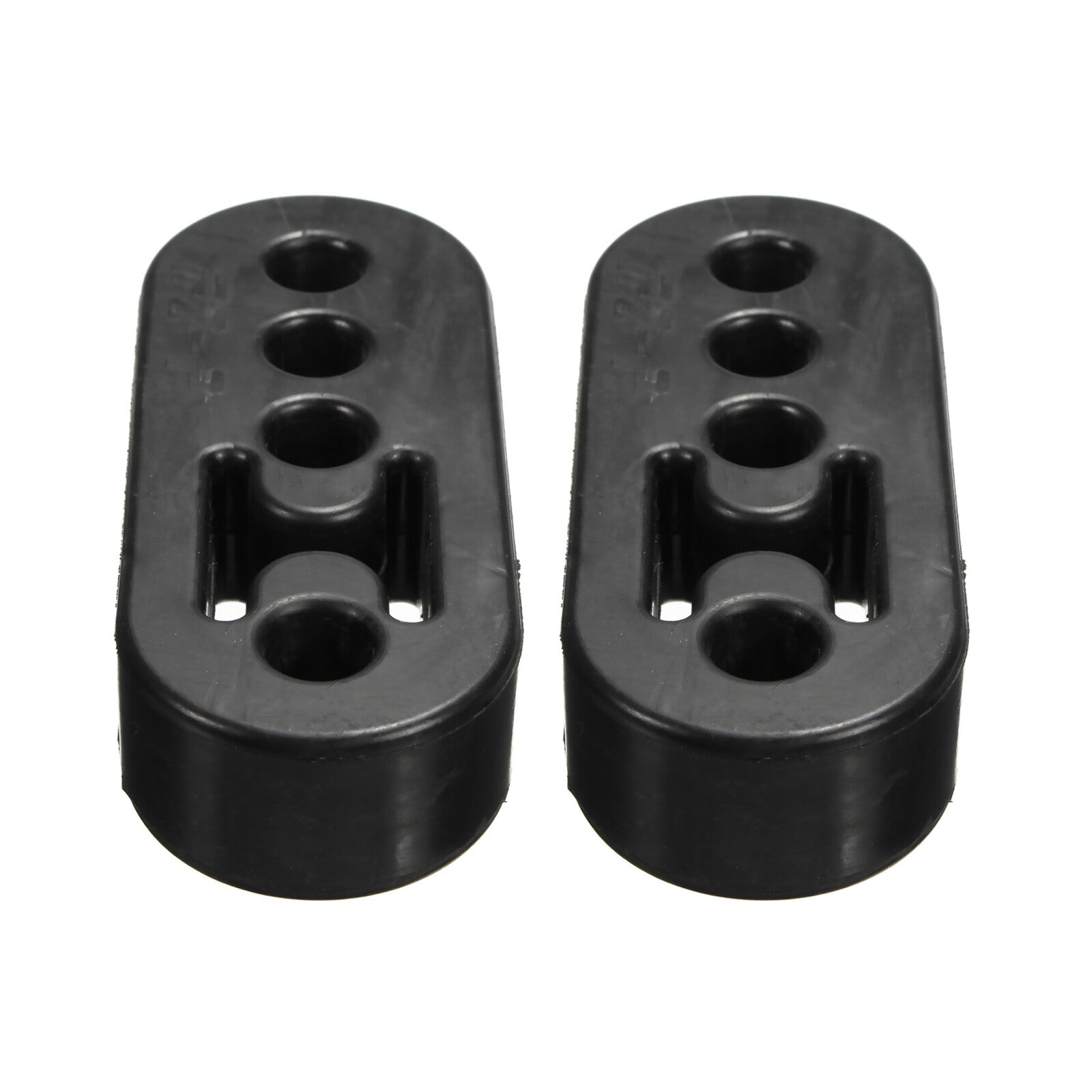 2Pack Universal Car Rubber Exhaust Tail Pipe Mount Brackets Hanger Bracket