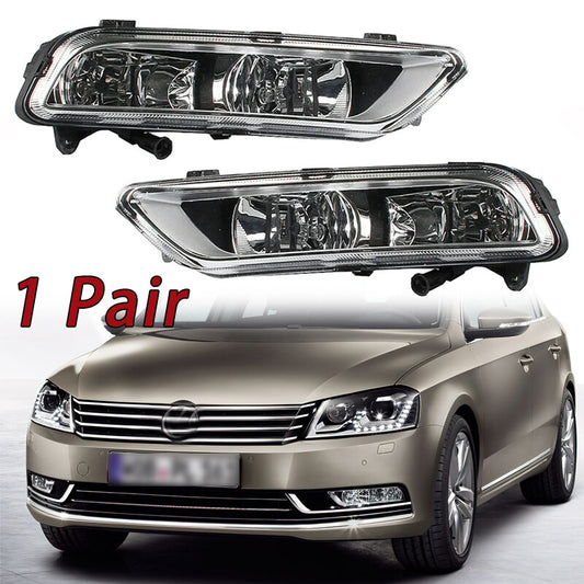 1Pair for VW for Passat B7 2011-2016 Car Front bumper fog lamp assembly