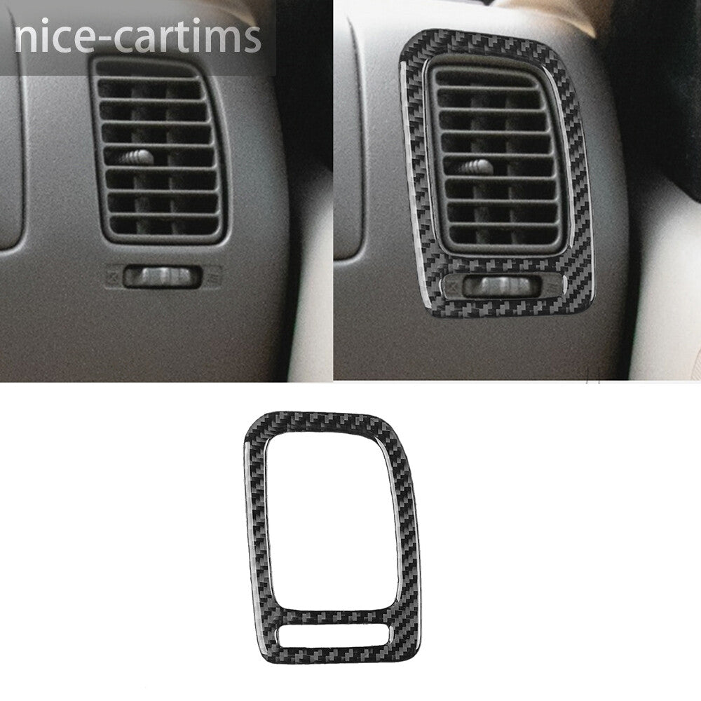 Carbon Fiber for Co -pilot Dashboard Air Vent Outlet Trim for Toyot@ Tacom@ 2001-2004