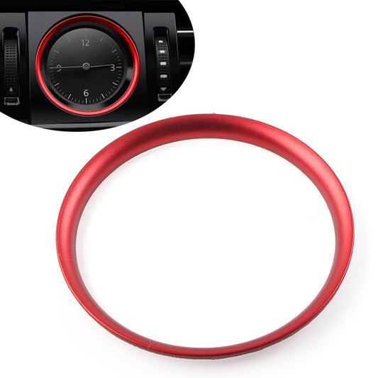 for VW for Passat B8 2016-2019 Interior Central Console Clock Frame Ring Trim Red UK
