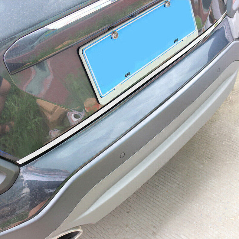 Fit for Hyundai Kona 2018-2021 stainless Rear Door Trunk Lid Tailgate Strip Trim