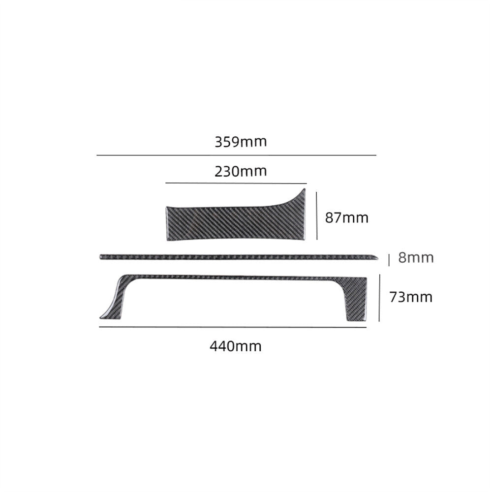 Carbon Fiber Central Control Gear Shift Side Cover For Toyot@ FJ Cruiser 2007-21