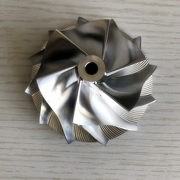 T04E 56.48/74.99mm 442476-0014 6+6 blade performance billet compressor wheel