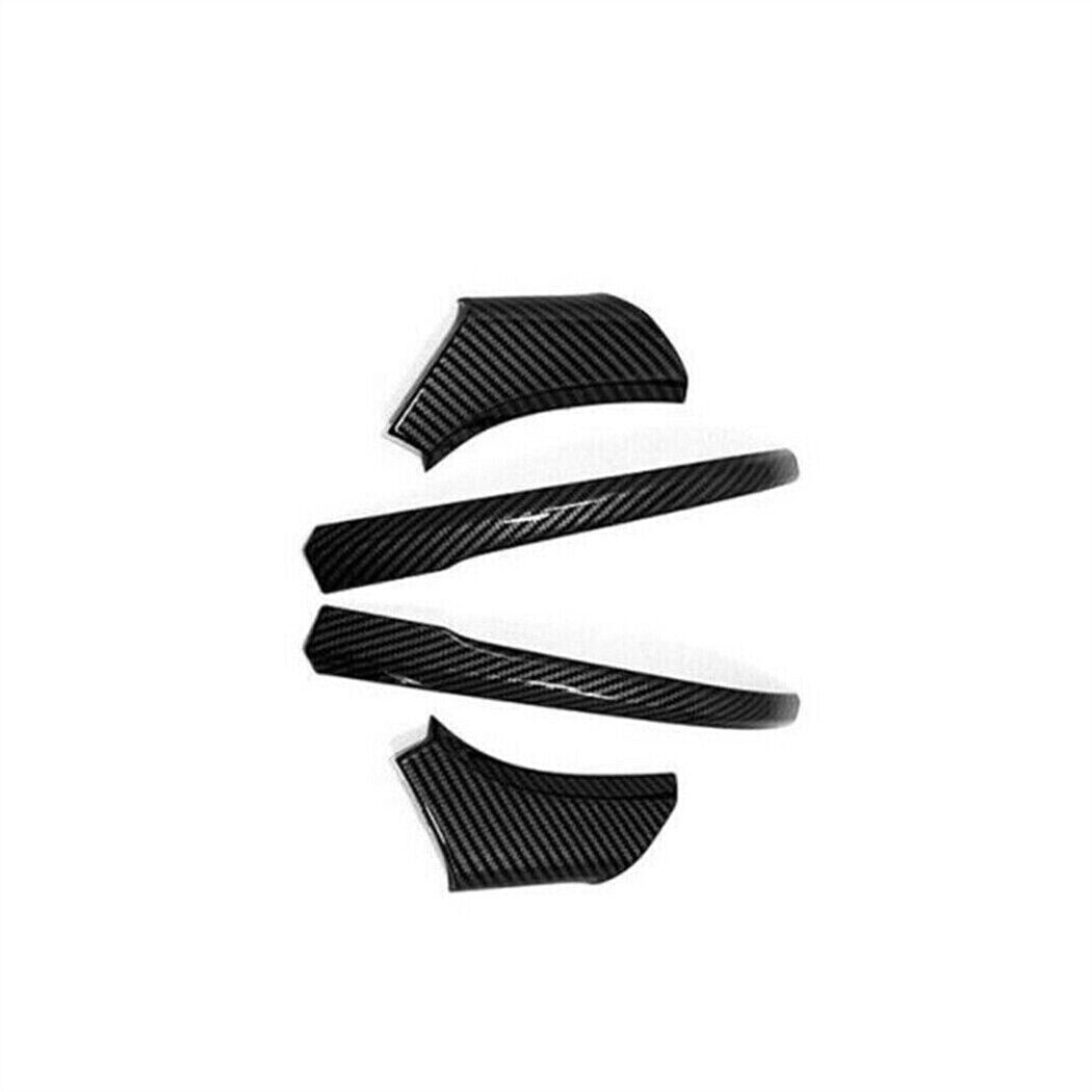 4P Carbon Fiber Rearview Side Mirror Strip Cover Trim for Toyota for Sienna 2021-24