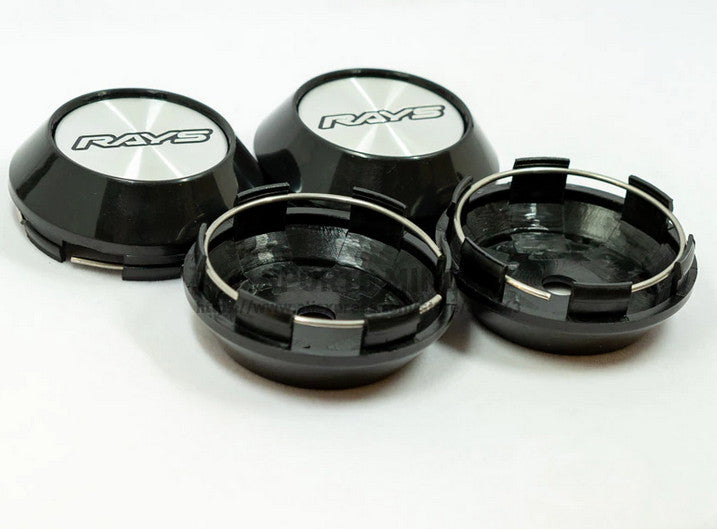 4x68mm Light Badge Wheel Center Cap Hub Cap Edge Cap Badge Silver Black TE37