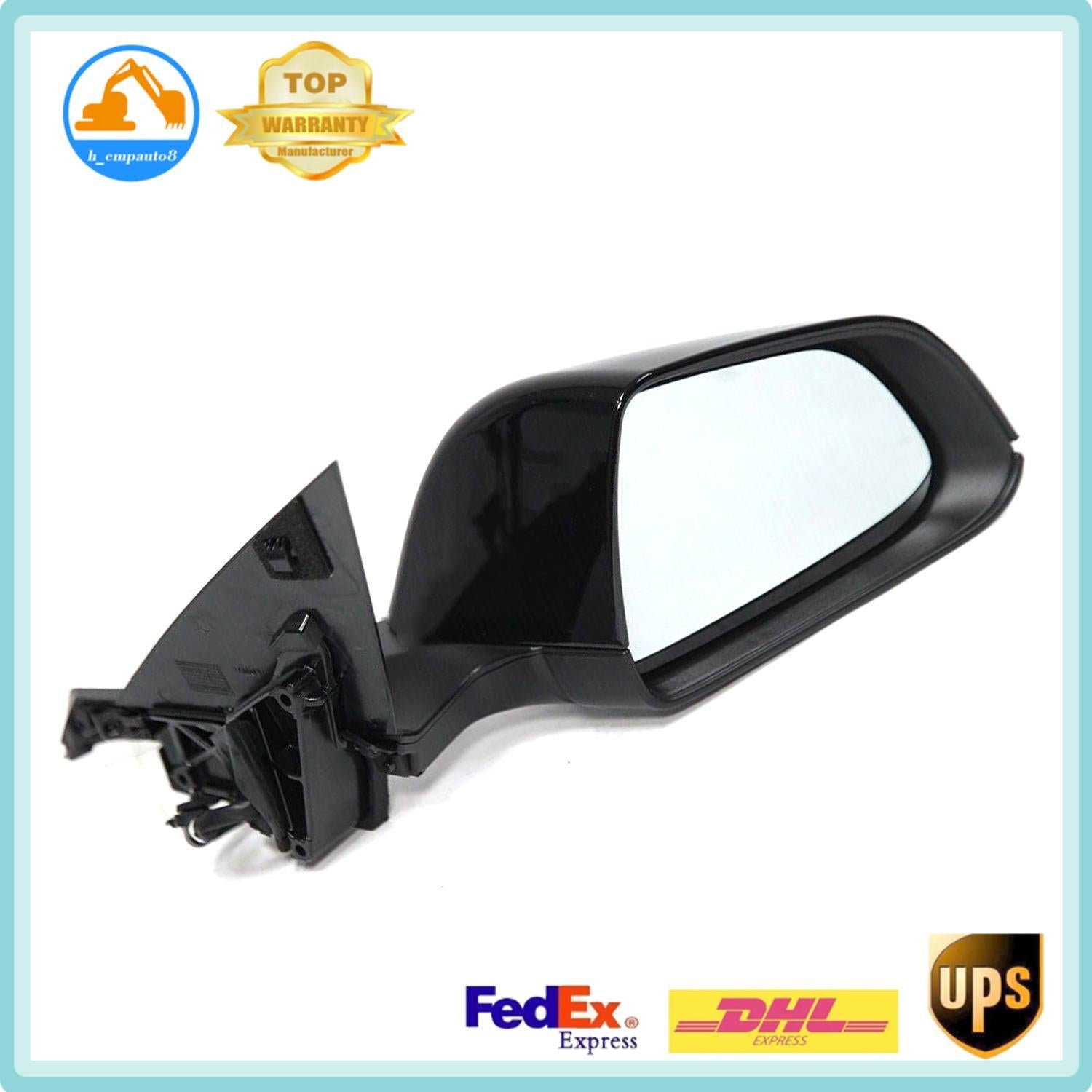 Black Right Side Mirror Heated Memory Power Fold for Tesla Model 3 M3 2021-2023
