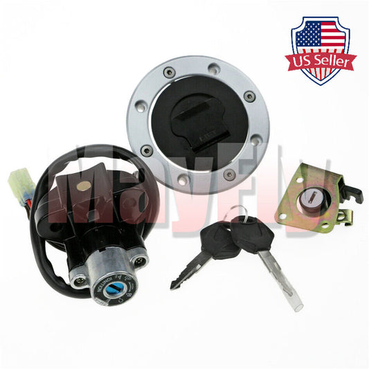 Ignition Switch Lock Fuel Gas Cap Key Set Fit For Katana 750 600 GSX750F GSX600F