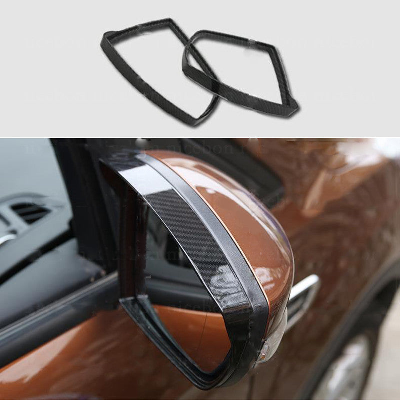 Carbon Color Mirror Rain Sight Guard Cover Fit for Focus RS ST 2012-2018