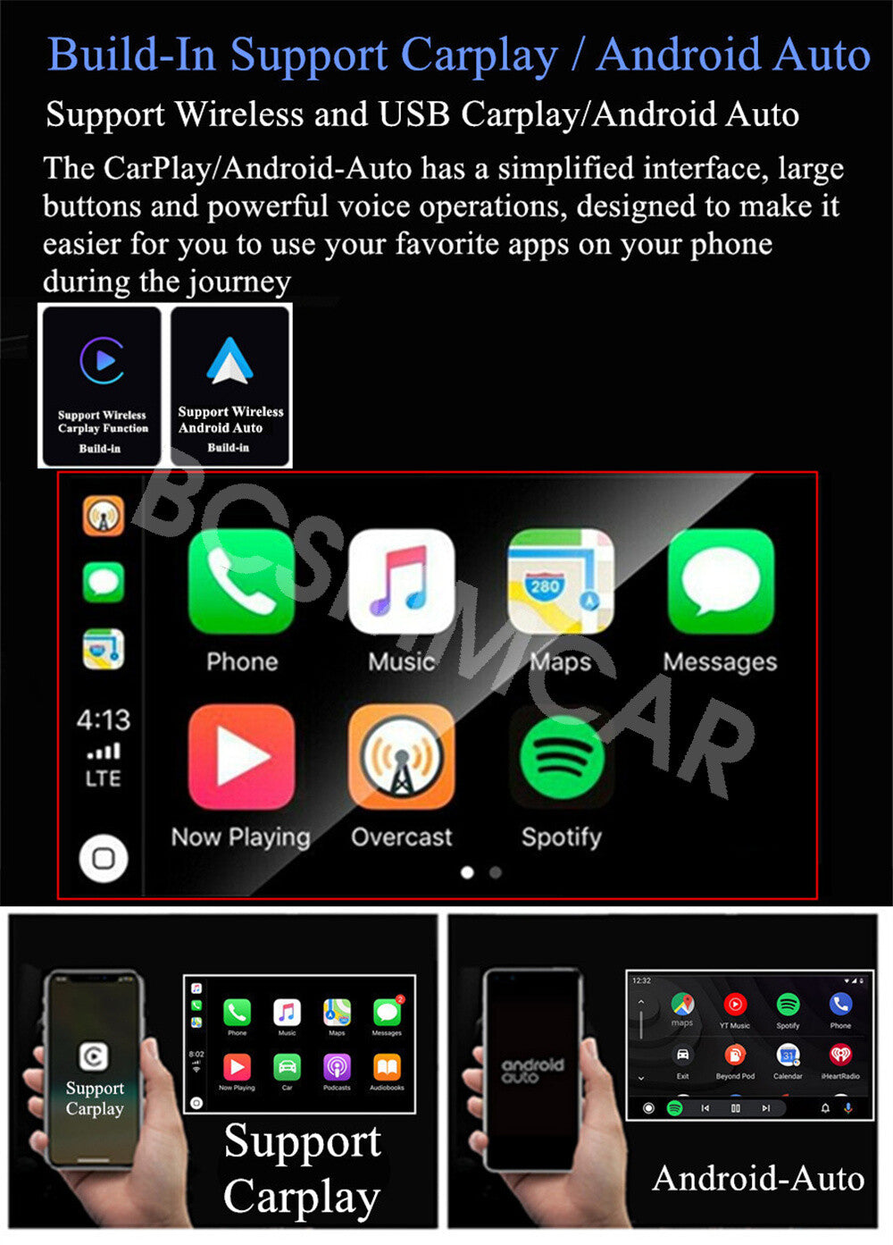 Fit for Saab 9-3 93 2007-2011 Car Radio Stereo Touch Screen GPS Navi Android 13
